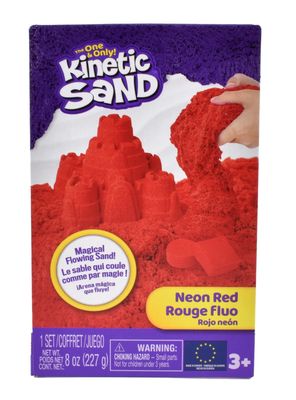 Imagen 2 del producto Arena Mágica Neón 227 Gramos Kinetic Sand - Rojo Neón
