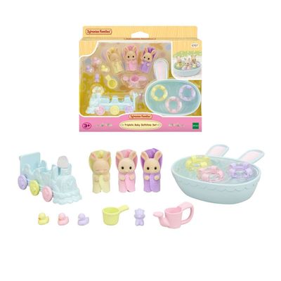 LA HORA DEL BAÑO DE LOS TRILLIZOS SYLVANIAN FAMILIES
