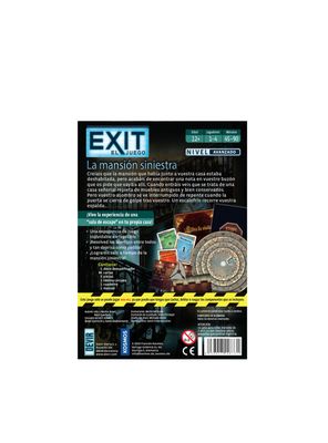 Imagen 2 del producto Juego de mesa EXIT La Mansión Siniestra sala de escape