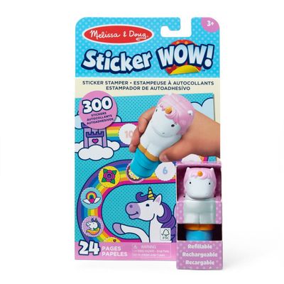 Imagen 2 del producto Estampador Melissa and Doug colección unicornio 300 stickers