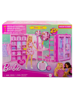 Imagen 2 del producto Barbie Set Clóset De Los Sueños Con Accesorios Y Muñeca