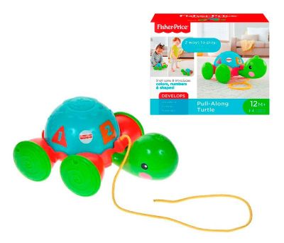 Juguete didáctico Fisher Price tortuga de aprendizaje 2 en 1
