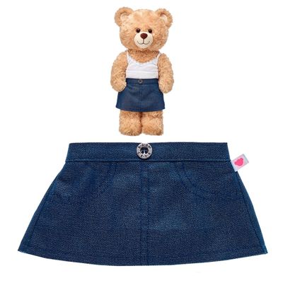 Pollera Build a Bear blue jeans para peluches