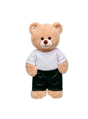 Imagen 2 del producto Short deportivo negro Build a Bear para peluche