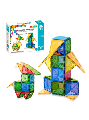 Magnetic Paradise 36 Piezas – Construcción Magnética