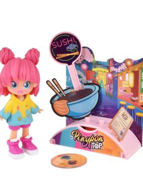 Muñeca 11 Cm Foodie Girls Pinypon Top - Sushi