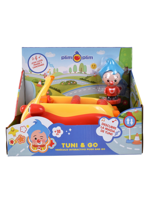 Imagen 2 del producto Vehículo 25 Cm Push And Go Con Figura Y Música Plim Plim
