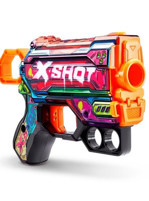 Lanzador de dardos X SHOT Menace Skins 8 dardos - Mercenary