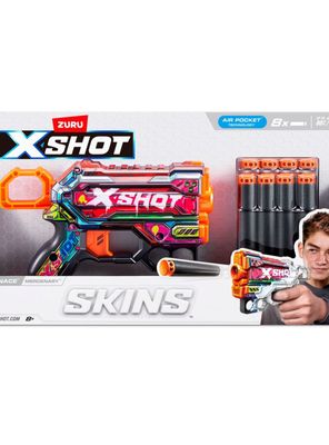 Imagen 2 del producto Lanzador de dardos X SHOT Menace Skins 8 dardos - Mercenary