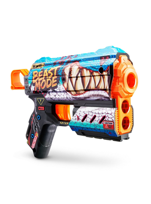 Lanza Dardos Flux Skins Con 8 Dardos X-Shot - Beast Out