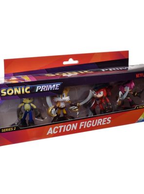 Imagen 2 del producto Pack 4 Figuras Articuladas Sonic 8 cm - Amy