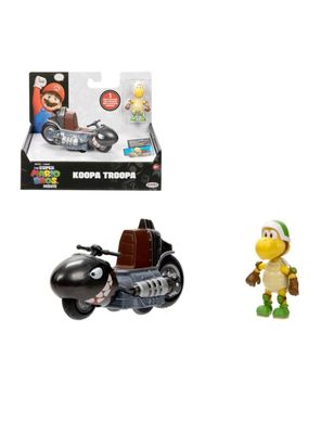 FIGURAS CON VEHICULO SUPER MARIO MOVIE 6CM-KOOPA TROOPA