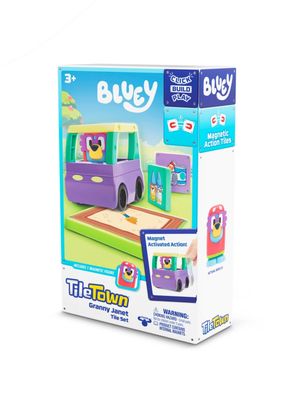 Imagen 2 del producto Bloques Construcción Magnéticos Bluey Tile Town-Granny Janet