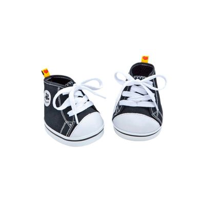 Imagen 2 del producto Zapatillas altas Build a Bear color negro y blanco