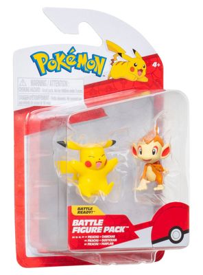 Imagen 2 del producto Pokémon Pack 2 Chimchar - Pikachu