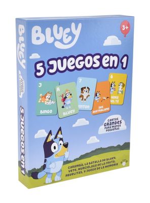 Imagen 2 del producto Juego de cartas 5 en 1 bluey