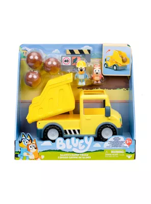 Camión volquete Bluey con tolva y figuras articuladas
