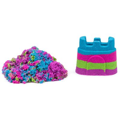 MINI CASTILLO ARCOIRIS 150 GRAMOS ARENA MAGICA KINETIC SAND