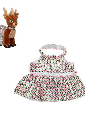 Peluche Build a Bear edición Merry Mission lentejuelas