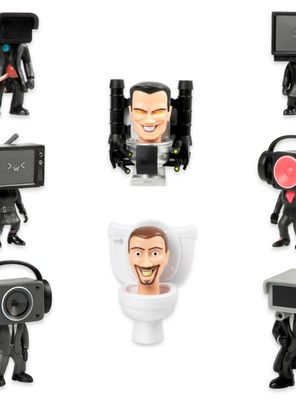 Figuras coleccionables SKIBIDI misteriosa 8 personajes