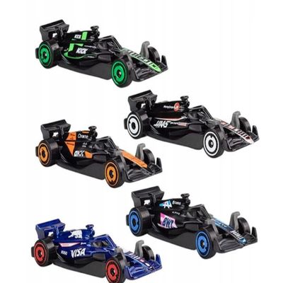 PACK 5 AUTOS BASICOS HOTWHEELS - FORMULA 1