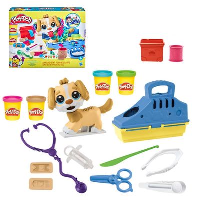 Masas didácticas PLAY DOH kit veterinario cachorro