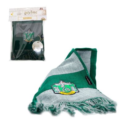 Bufanda rayada Harry Potter Slytherin 190 x 22 cm
