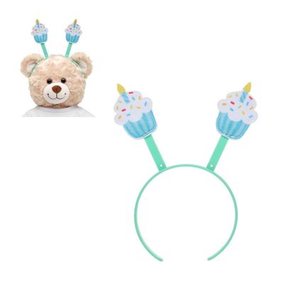 Cintillo Build a Bear cupcakes celebración cumpleaños