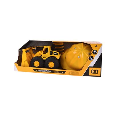Set de construcción CAT pala cargadora y casco