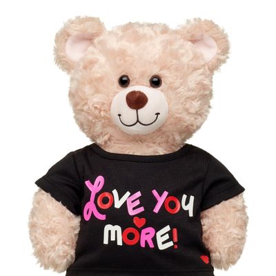 Imagen 2 del producto Polera Build a Bear negra mensaje Te amo más