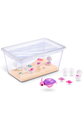 Mamá Y Bebé Tortuga Sorpresa Pets Alive De Zuru