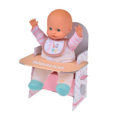 Imagen 2 del producto Muñeca Nenuco cuidado natural para bebé en sillita de comer