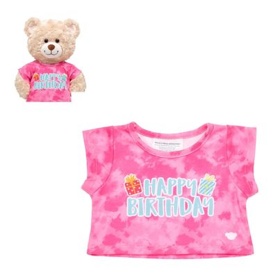 Imagen 1 del producto Polera Build a Bear cumpleaños rosa para peluche