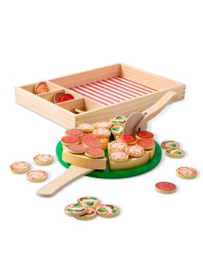 Juego de pizza de madera Melissa and Doug con ingredientes