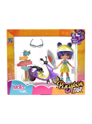 Imagen 2 del producto MUÑECA 11 CM Y MOTO PINYPON TOP