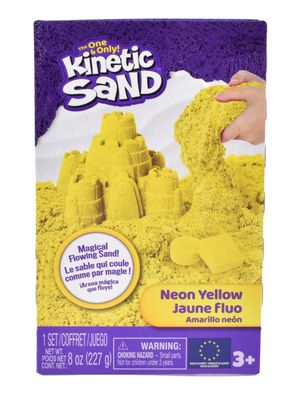 Imagen 2 del producto Arena Magica Neon 227 Gramos Kinetic Sand - Amarillo Neon