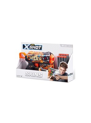 Imagen 2 del producto Lanzador de dardos X SHOT Flux Skins 8 dardos Game Over