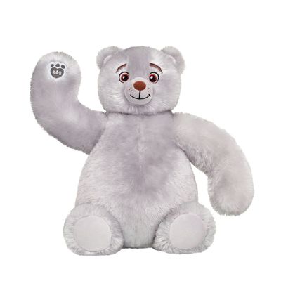 Peluche Build a Bear oso gris Merry Mission Navidad