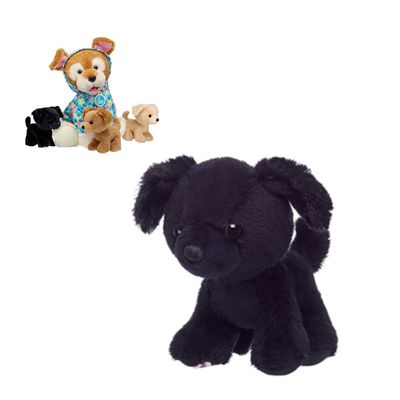 Peluche Build a Bear mini cachorro negro