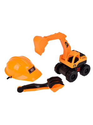 Imagen 1 del producto Máquina Retroexcavadora Con Casco Y Sonidos