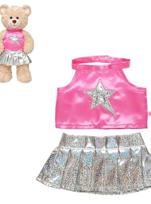 Set 2 Piezas Falda Holográfica Honey Girls Build-A-Bear