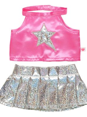 Imagen 2 del producto Set 2 Piezas Falda Holográfica Honey Girls Build-A-Bear