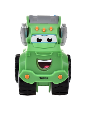 Vehículo pullback chuck and friends tonka - camión basura