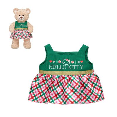Imagen 2 del producto Vestido Hello Kitty Build a Bear a cuadros festivo