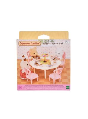 Imagen 2 del producto Set fiesta dulces Sylvanian Families figuras y accesorios
