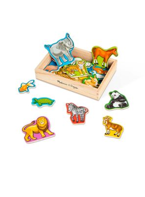 Juego didáctico Melissa and Doug animales magnéticos madera