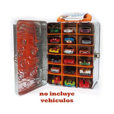 Imagen 2 del producto Caja metálica Hot Wheels colección para 18 autos - A