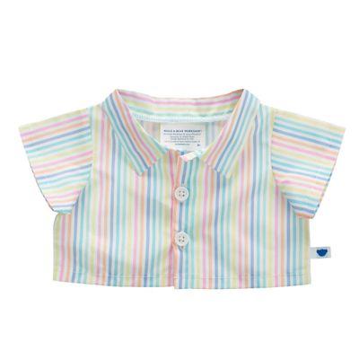 Imagen 2 del producto Camisa Build a Bear líneas pastel clásica para peluche