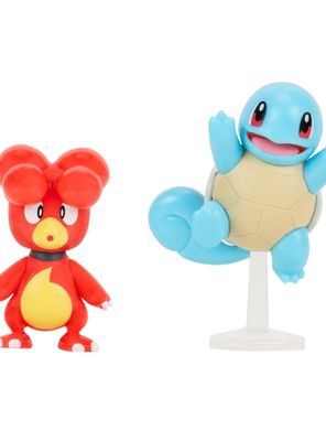 Pokémon Figura Pack 2 Magby Y Squirtle