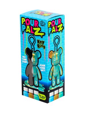 Imagen 2 del producto Oso Llavero Para Pintar Pour Palz - Celeste